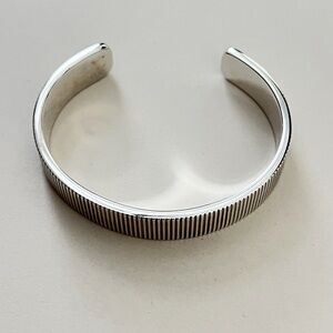 Tiffany & Co. Men's Silver Textured Cuff